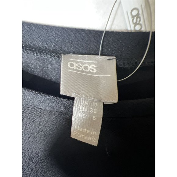 ASOS Maternity Black and White Asymmetrical Dress - Picture 3 of 8